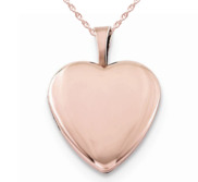 Rose Gold Plated Small Heart Photo Locket