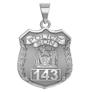 Police Son Personalized Police Badge with Your Number