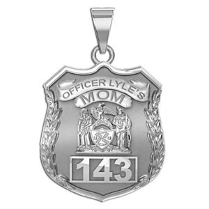 Police Mom Personalized Police Badge with Officer s Name and Number