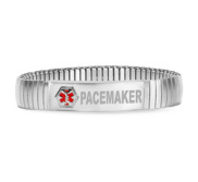 Stainless Steel Pacemaker Men s Expansion Bracelet