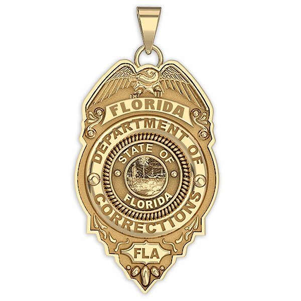 Personalized Florida Correction Officer Police Badge with Your Badge ...
