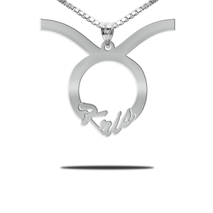 Personalized Horoscope Signs Name Necklace