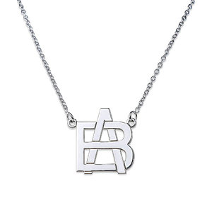 Exclusive Monogram Overlapping Initial Necklace