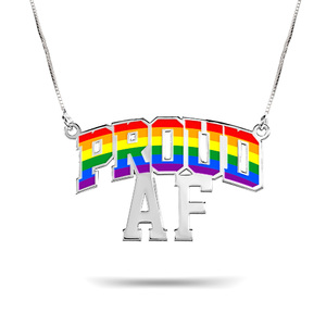 Proud AF Rainbow Necklace