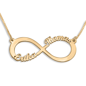 Personalized Infinity Name Necklace with Chain Included