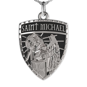 Saint Michael Profile Shield