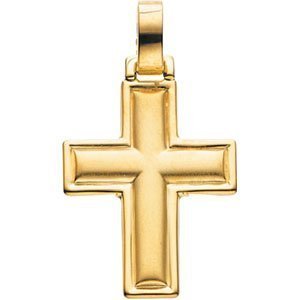 14K Yellow Gold CROSS PENDANT