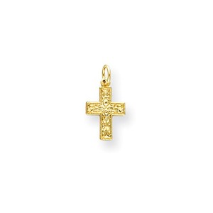14k Cross Charm