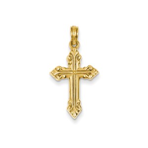 14K Cross Pendant