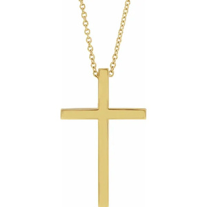 14K Yellow Gold CROSS PENDANT
