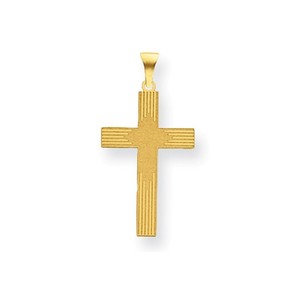 14K Laser Designed Cross