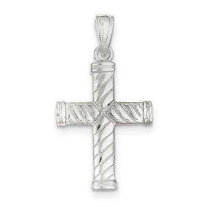Sterling Silver Reversible Cross Pendant