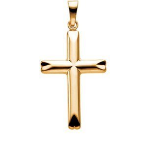 14K Yellow Gold CROSS PENDANT