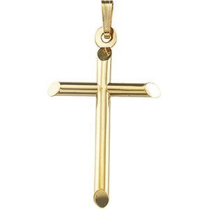 14K Yellow Gold CROSS PENDANT