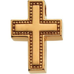 14K Yellow Gold CROSS PENDANT