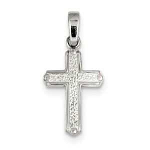 Sterling Silver Polished Cross Pendant