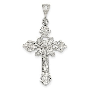 Sterling Silver INRI Crucifix Pendant