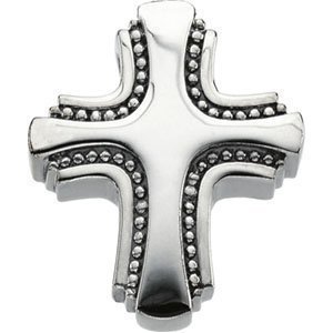 Sterling Silver SMALL CROSS SLIDE