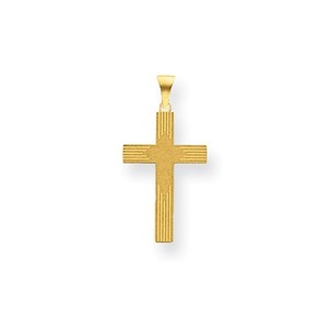 14K Laser Designed Cross
