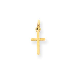 14k Small Cross Charm