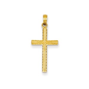 14k Latin Cross Pendant