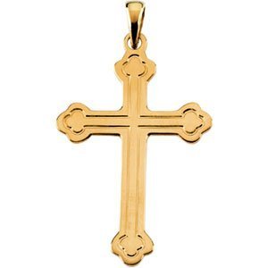 14K Yellow Gold CROSS PENDANT