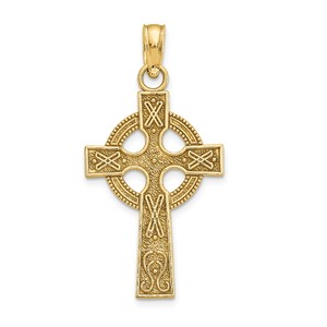 14k Celtic Cross Pendant