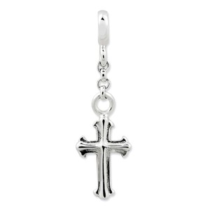 Sterling Silver Cross 1 2in Dangle Enhancer