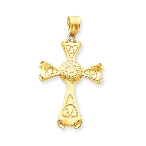 14k Celtic Cross Pendant