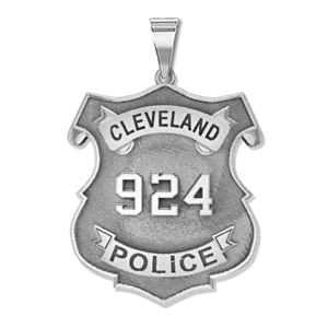 Personalized Police Shield Ohio Badge with Your Department and Number