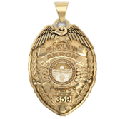 Personalized Ohio Police Badge with Your Name  Rank  Number   Department