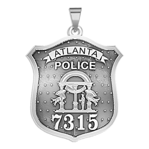 Personalized Atlanta Georgia Police Badge with Your Number