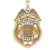 Personalized Georgia Police Badge with Your Name  Rank  Number   Department