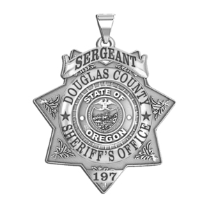 Personalized Oregon Department of Corrections Badge with Number