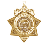 Personalized Nevada Corrections Badge with your Number