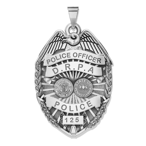 Personalized Delaware Police Badge with Your Rank  Number   Department