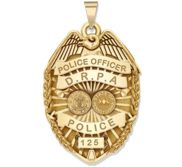 Personalized Delaware Police Badge with Your Rank  Number   Department