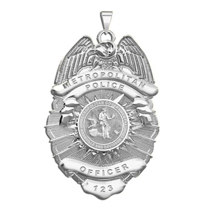 Personalized Nashville   Davidson County Tennessee Police Badge with Your Rank  Number   Department