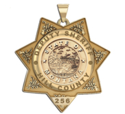 Personalized Montana Sheriff s Police Badge with Your Rank and Number