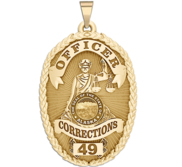 Personalized Alaska Corrections Badge with Your Rank and Number