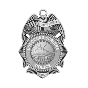 Personalized Colorado Springs Police Badge with Your Number