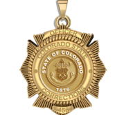 Personalized Colorado Corrections Badge with Your Number