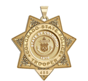 Personalized Colorado State Police Trooper Badge with your Number
