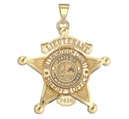 Personalized New Hampshire Sheriff Badge with Number   Department