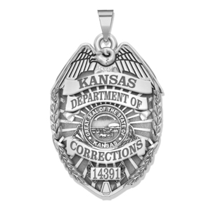 Personalized Kansas Department of Corrections Badge with Your Number
