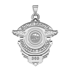 Personalized South Dakota Highway Patrol Police Badge with Your Rank and Number