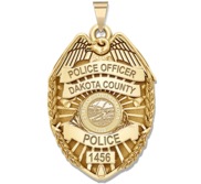 Personalized South Dakota Police Badge with Your Rank  Number   Department