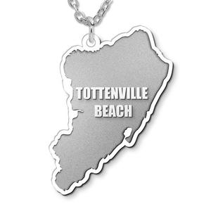 Tottenville Beach Staten Island Proud Necklace or Charm