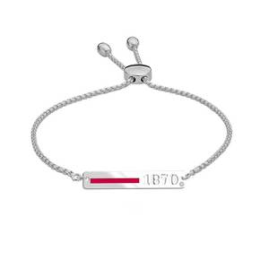 Ohio State University Scarlet Line Bracelet