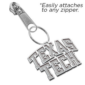 Texas Tech Block Zipper Pull